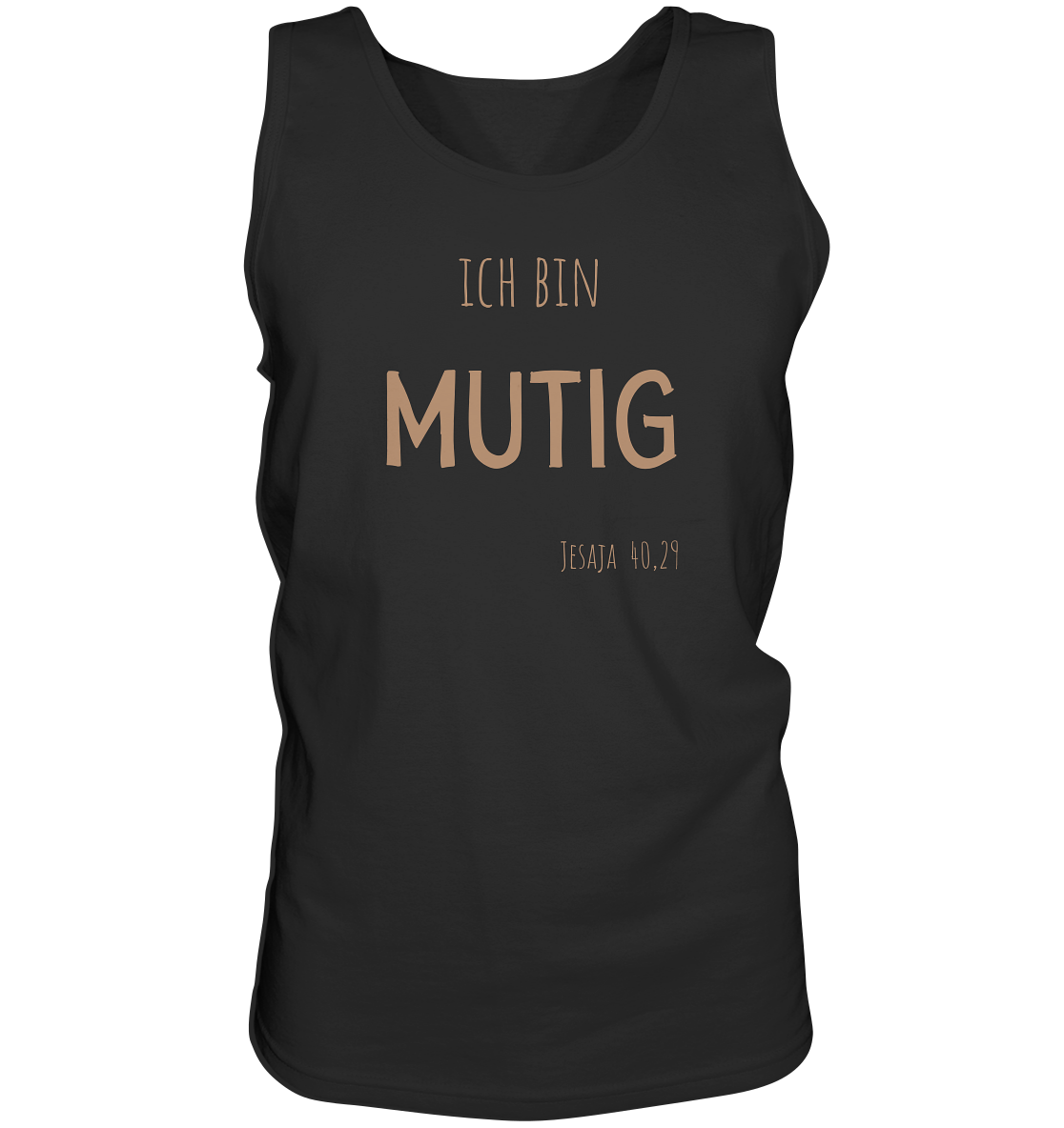 Mutig - Tank-Top - wertvoll und geliebt 