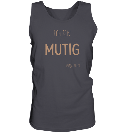 Mutig - Tank-Top - wertvoll und geliebt 