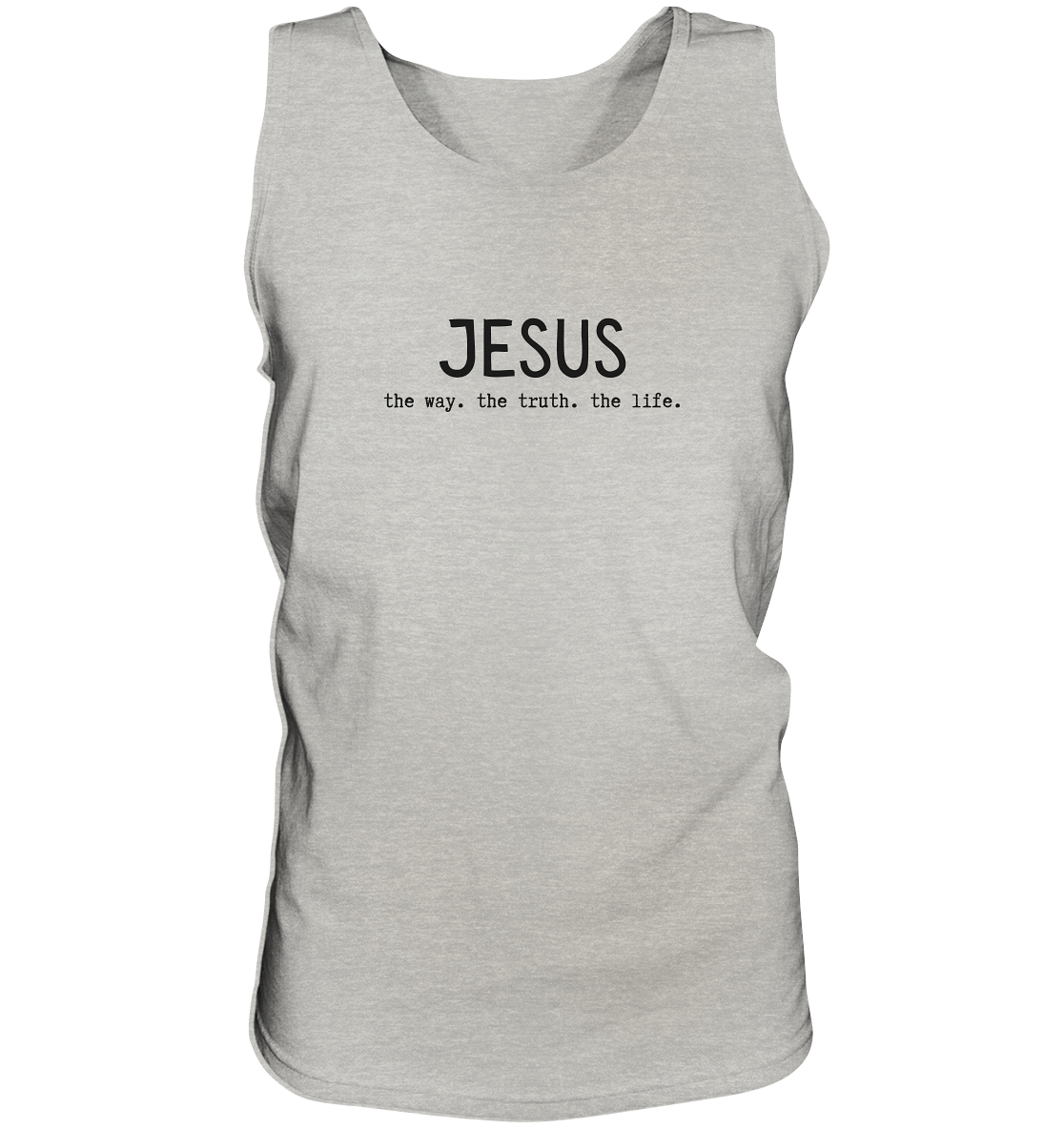 Jesus - the way. the truth. the life. - Tank-Top - wertvoll und geliebt 