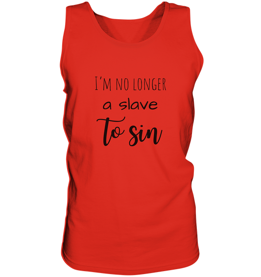 I´m no longer a slave to sin - Tank-Top - wertvoll und geliebt 