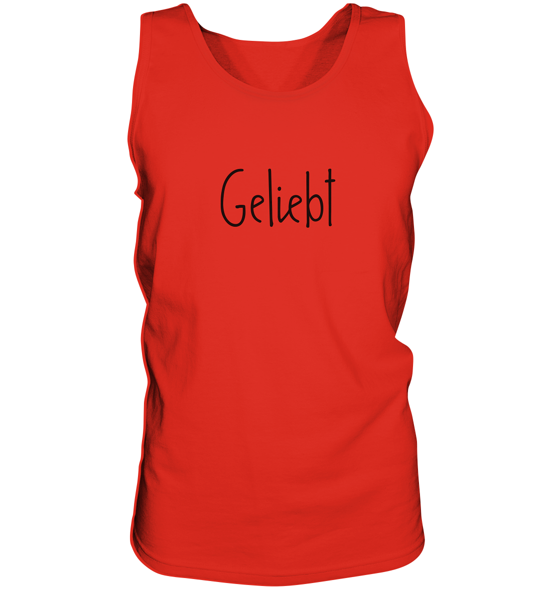 Geliebt - Tank-Top - wertvoll und geliebt 