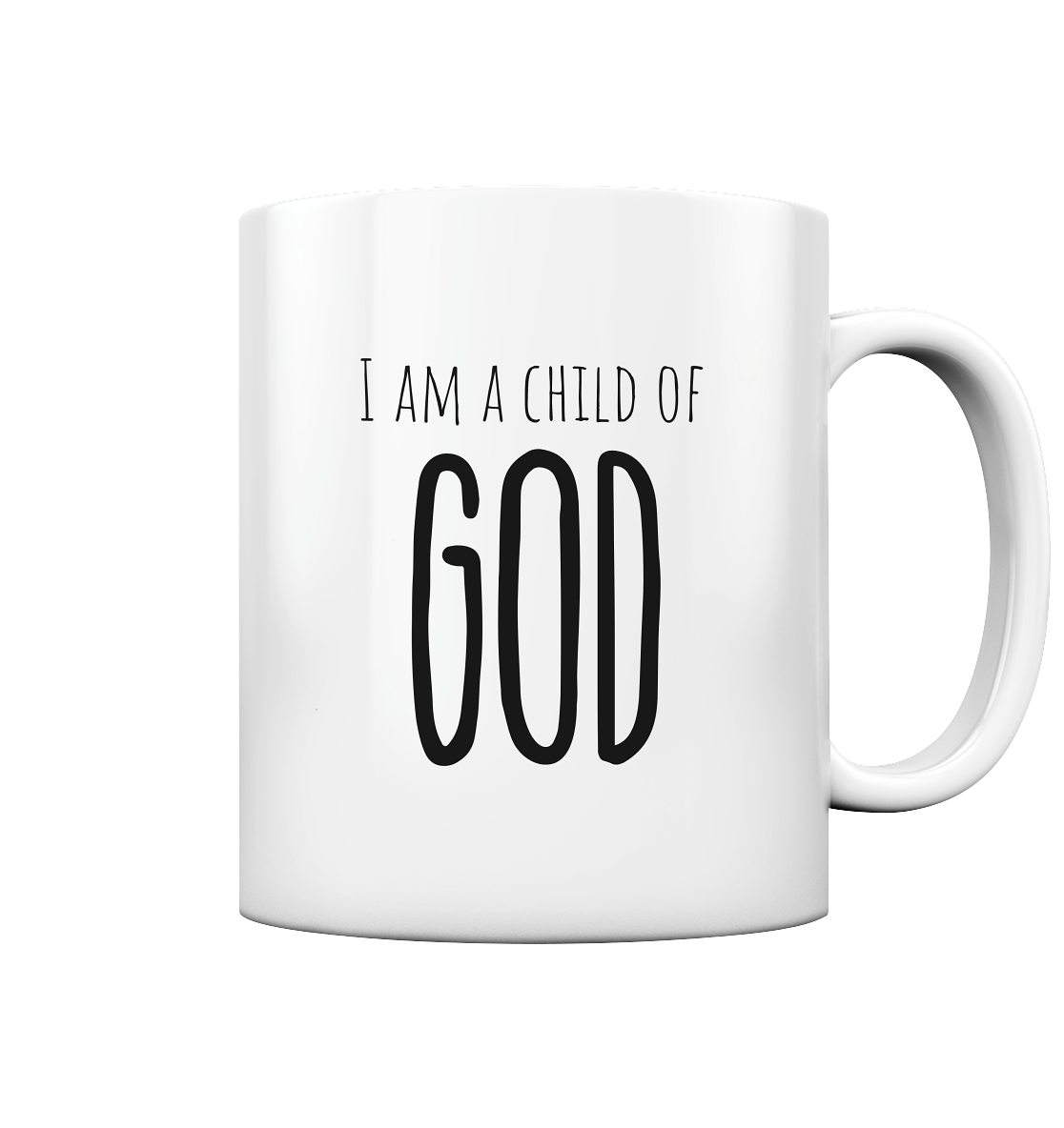 I am a child of God - Tasse glossy - wertvoll und geliebt 