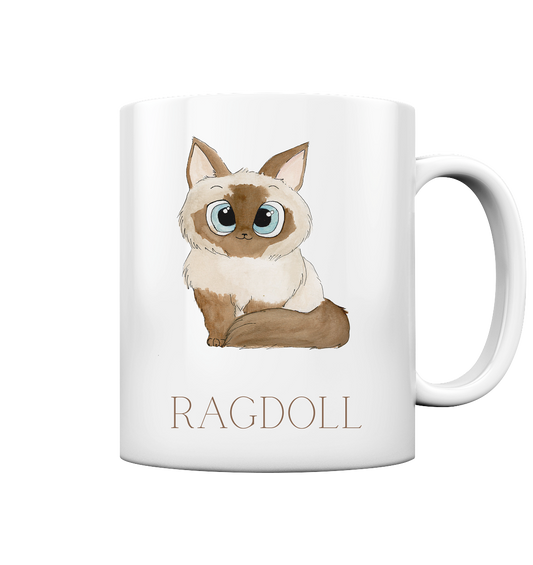 Ragdoll - Tasse glossy - wertvoll und geliebt 