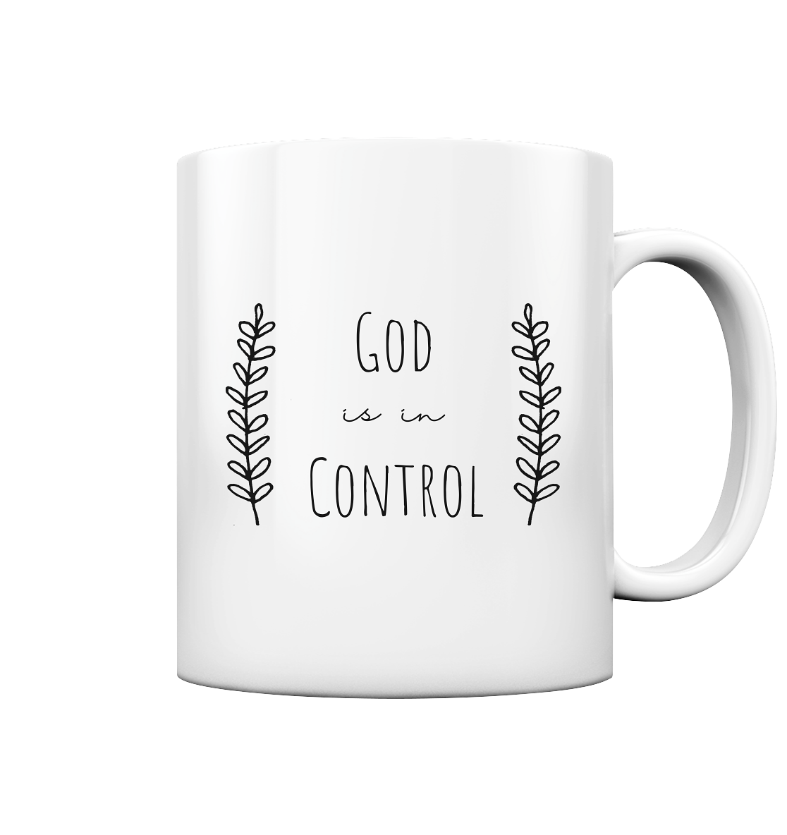 God is in control - Tasse glossy - wertvoll und geliebt 