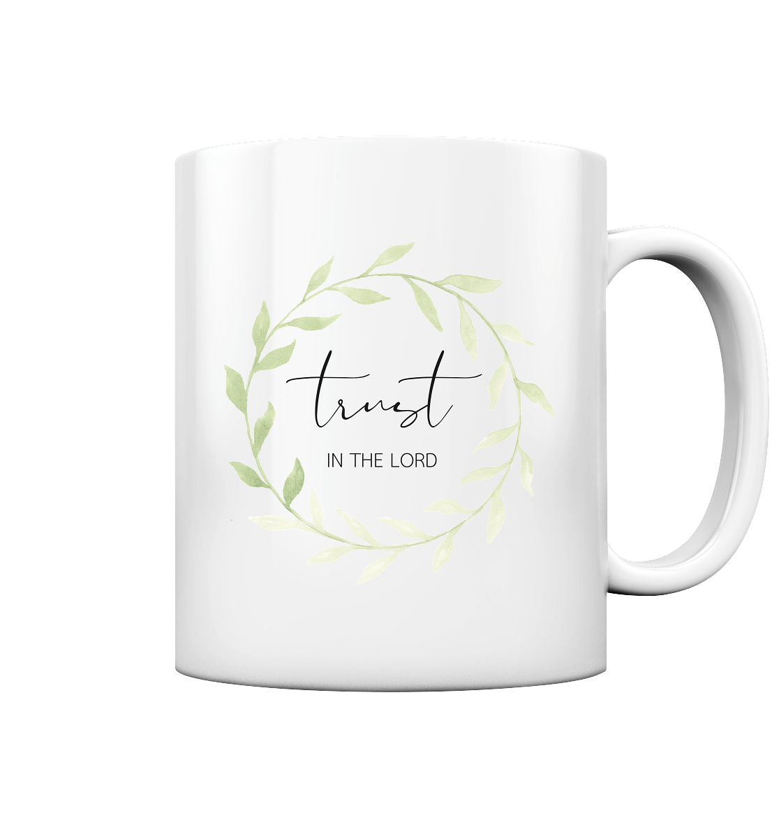 trust in the lord - Tasse glossy - wertvoll und geliebt 