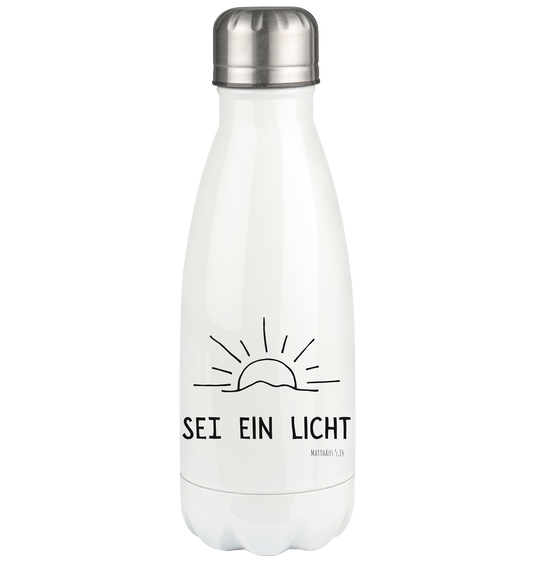 Sei ein Licht - Thermoflasche 350ml - wertvoll und geliebt 