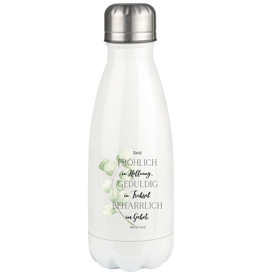 Römer 12,12 - Thermoflasche 350ml - wertvoll und geliebt 
