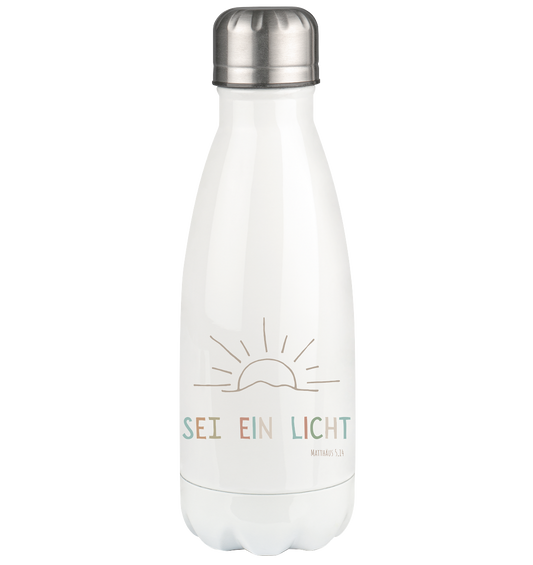 Sei ein Licht - Thermoflasche 350ml - wertvoll und geliebt 