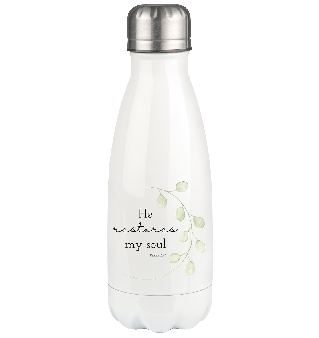 He restores my soul - Thermoflasche 350ml - wertvoll und geliebt 