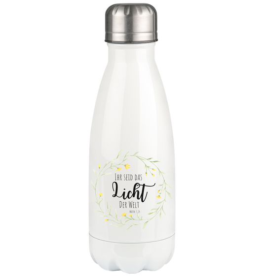 Licht der Welt - Thermoflasche 350ml - wertvoll und geliebt 