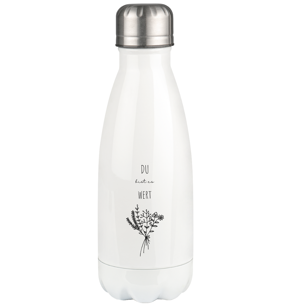 Du bist es wert - Thermoflasche 350ml - wertvoll und geliebt 