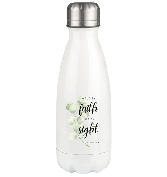 Walk by faith - Thermoflasche 350ml - wertvoll und geliebt 