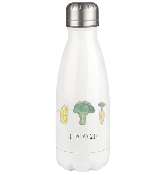 I love veggies - Thermoflasche 350ml - wertvoll und geliebt 