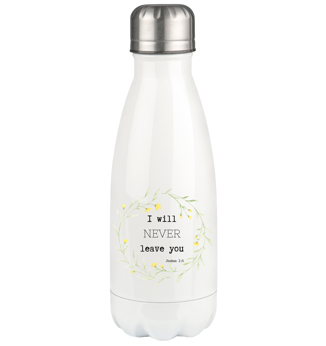 I will never leave you - Thermoflasche 350ml - wertvoll und geliebt 