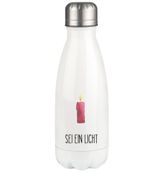 Sei ein Licht - Thermoflasche 350ml - wertvoll und geliebt 