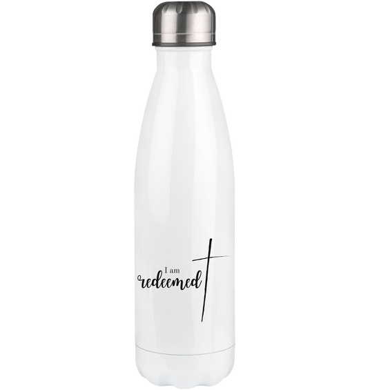 I am redeemed - Thermoflasche 500ml - wertvoll und geliebt 