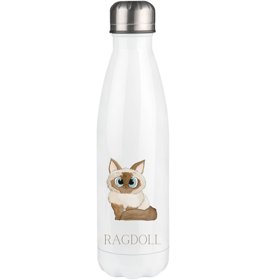 Ragdoll - Thermoflasche 500ml - wertvoll und geliebt 