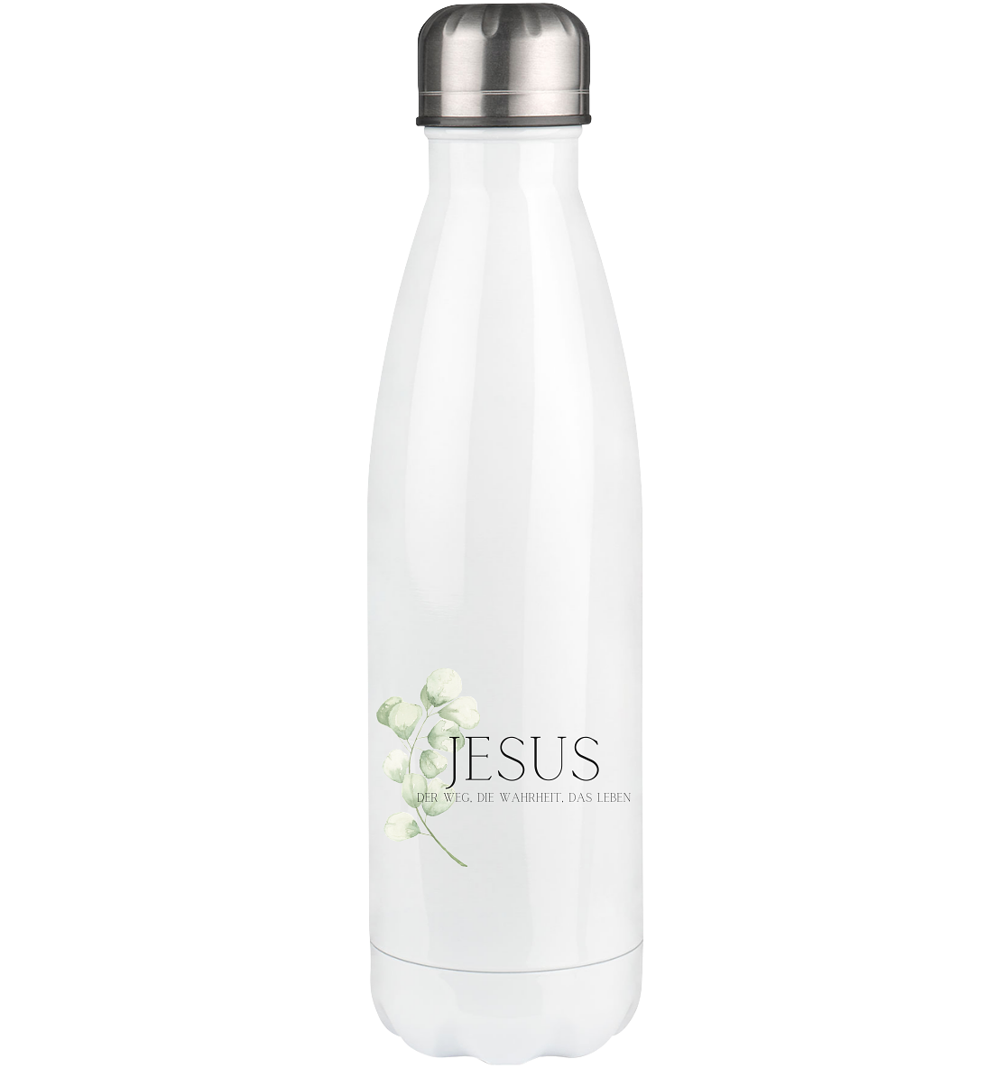 Jesus - der Weg, die Wahrheit, das Leben - Thermoflasche 500ml - wertvoll und geliebt 