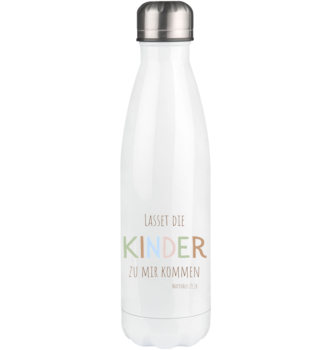 Lasset die Kinder zu mir kommen - Thermoflasche 500ml - wertvoll und geliebt 