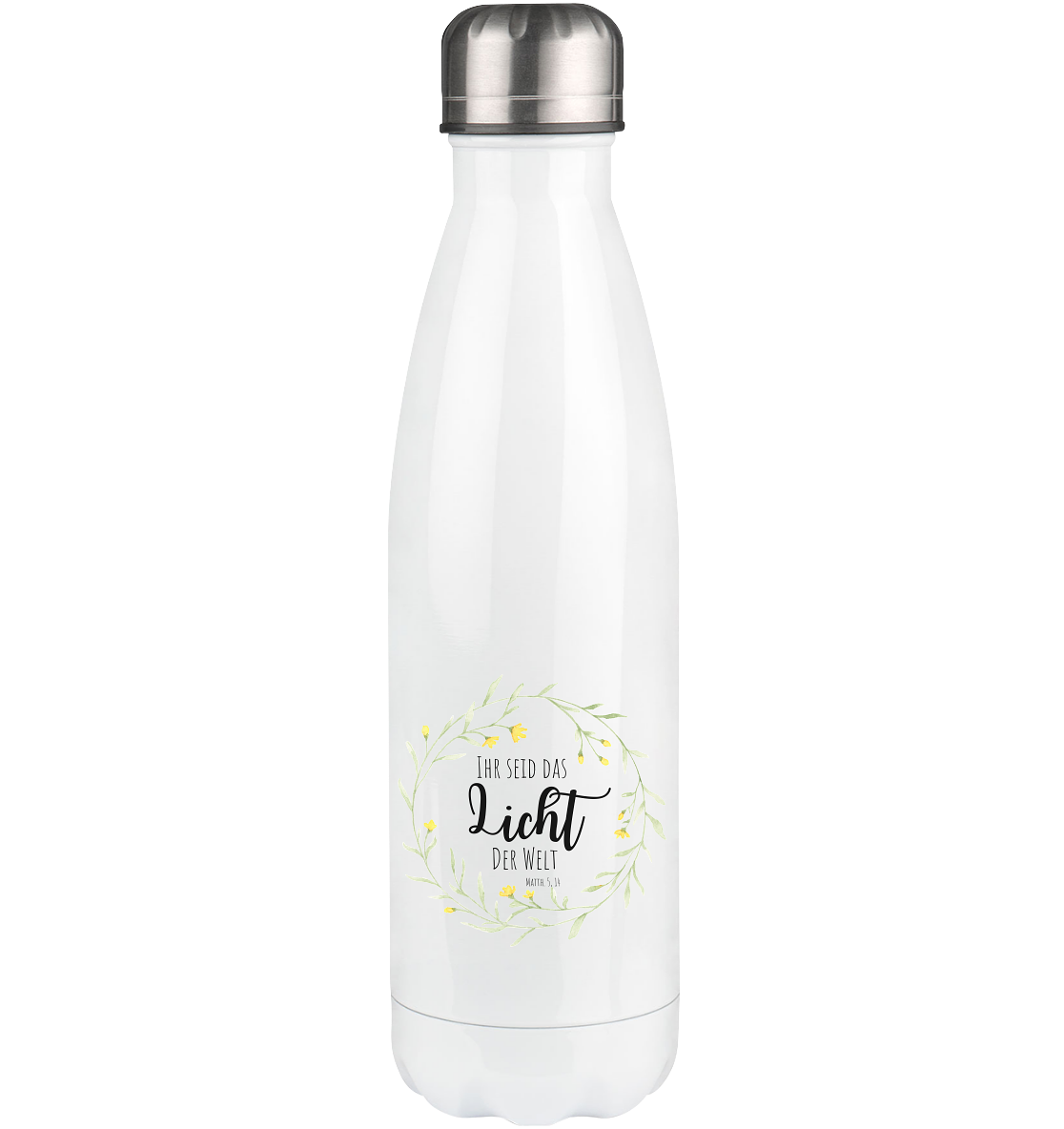 Licht der Welt - Thermoflasche 500ml - wertvoll und geliebt 