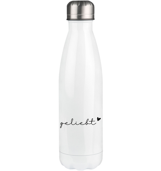 geliebt - Thermoflasche 500ml - wertvoll und geliebt 