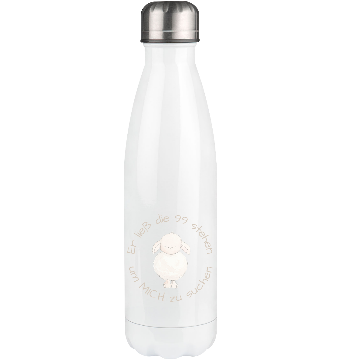 Er ließ die 99 stehen - Thermoflasche 500ml - wertvoll und geliebt 