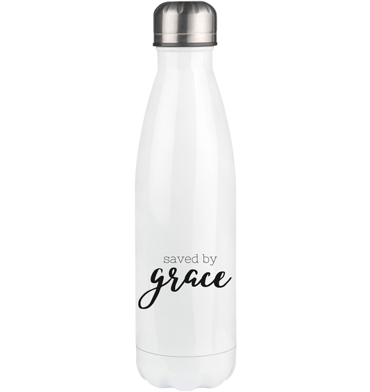 Saved by grace - Thermoflasche 500ml - wertvoll und geliebt 