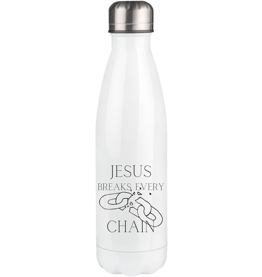 break every chain - Thermoflasche 500ml - wertvoll und geliebt 