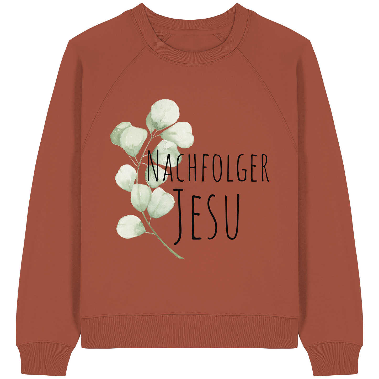 Nachfolger Jesu - Womens Organic Raglan Sweatshirt - wertvoll und geliebt 