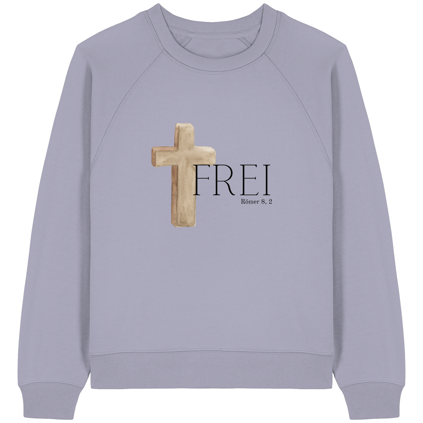 Frei - Womens Organic Raglan Sweatshirt - wertvoll und geliebt 