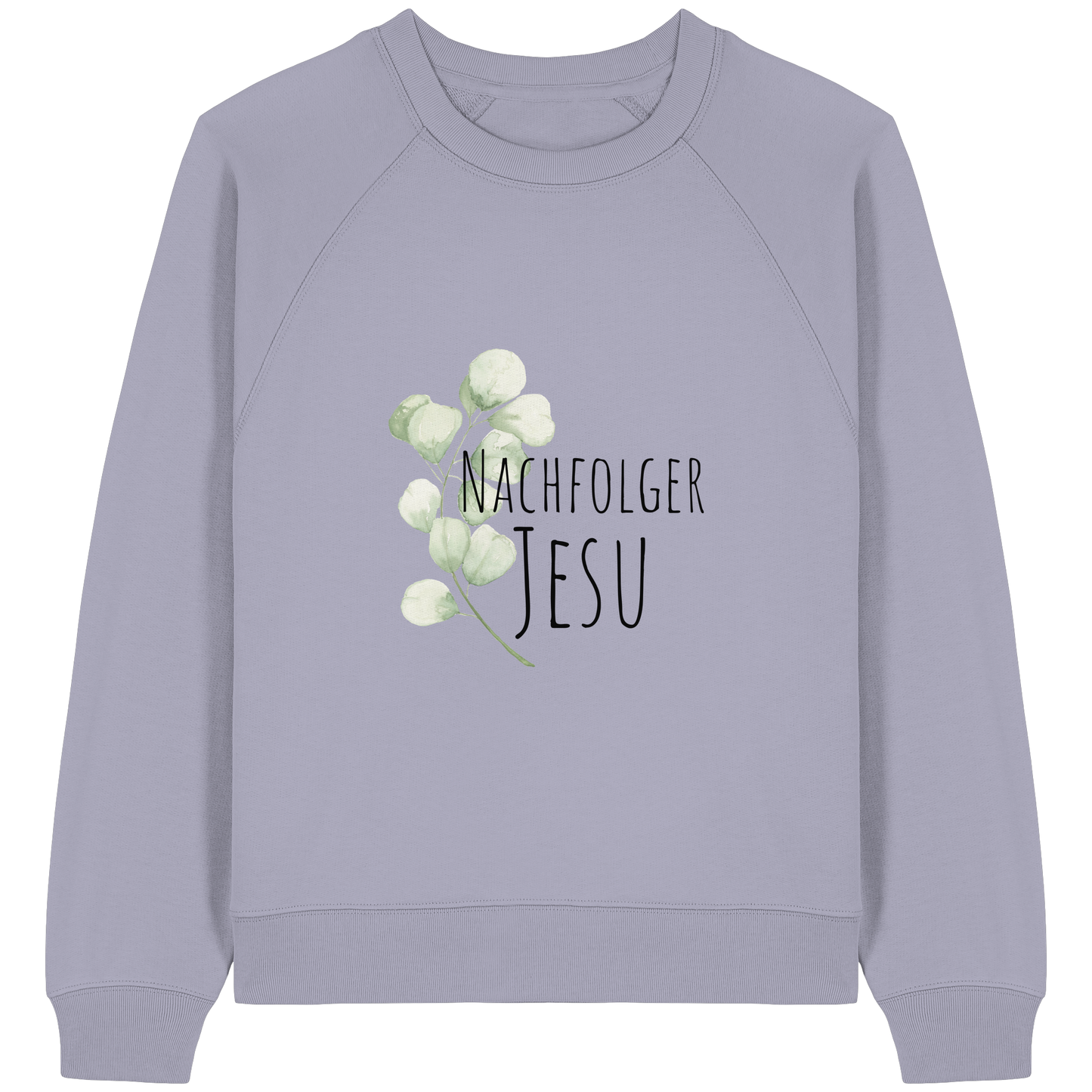 Nachfolger Jesu - Womens Organic Raglan Sweatshirt - wertvoll und geliebt 